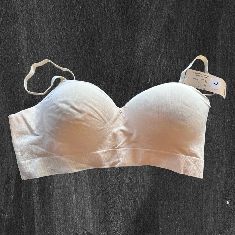 Elegant Cream Strapless Bra.   L13